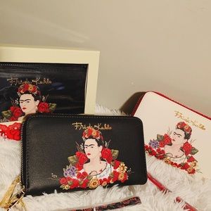 Frida Kahlo clutch/wristlet